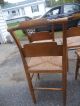 Hitchcock Set Of 4 Maple Stenciled Rush Seat Dining Chairs Post-1950 photo 8