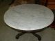 Fabulous Antique Victorian Marble Top Coffee Table W/carved Base 1800-1899 photo 4