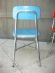 Vintage Set Of 5 Chrome Chairs Heywood Wakefield 