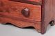 Antique American Miniature Chest Of Drawers Hand Painted Decoration Early Doll 1800-1899 photo 3