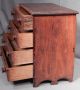 Antique American Miniature Chest Of Drawers Hand Painted Decoration Early Doll 1800-1899 photo 4