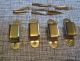 Sn 14930 Antique Trunk Handle Replacement Kit Brass Loop 1800-1899 photo 1