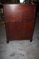 Antique Tall Mahogany Dresser - Lots Of Drawers - Brass Hardware 1900-1950 photo 4