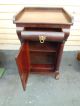 50928 Antique Empire Nightstand End Table Cabinet Stand 1800-1899 photo 10