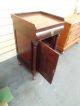 50928 Antique Empire Nightstand End Table Cabinet Stand 1800-1899 photo 1