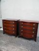 Pair Of Mahogany Small Dressers / Large Night Tables By White 2698 1900-1950 photo 2
