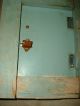 Antique Shabby Painted Small Cabinet Door Labeled Kitchen Kraft Art Deco Styling Unknown photo 5