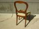 Vintage French Provincial Chair Needlepoint Solid Wood French Country Post-1950 photo 6