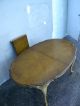 French Painted Cherry Dining Table With 1 Leaf 1811 Post-1950 photo 1