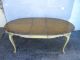 French Painted Cherry Dining Table With 1 Leaf 1811 Post-1950 photo 4