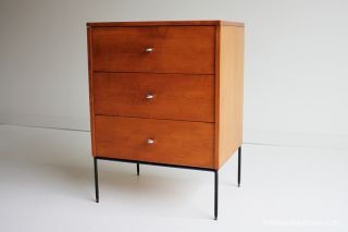 Mid Century Modern Paul Mccobb Planner Group Three Door Chest.    photo