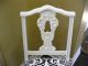 Set Of Four Vintage French Provincial Black And White Damask Dining Room Chairs Post-1950 photo 6