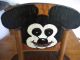 Antique Mickey Mouse Wooden Childs Chair Hand Painted 1900-1950 photo 3