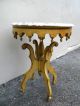 French Mahogany Marble - Top Side Table By Victorian 2165 Post-1950 photo 3