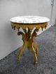 French Mahogany Marble - Top Side Table By Victorian 2165 Post-1950 photo 4