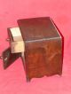 Antique 19th C.  Child ' S Toy Doll Sized Pine Wood Wash Stand Commode Cabinet 1800-1899 photo 3