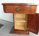 Pair Of Art Deco Night Stands With Cabinet Storage And Drawer.  Koa Wood. 1900-1950 photo 1