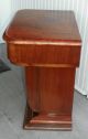Pair Of Art Deco Night Stands With Cabinet Storage And Drawer.  Koa Wood. 1900-1950 photo 2