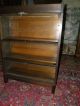 Antique Lundstrom Lawyers Stacking Mission Oak Bookcase Cabinet 1900-1950 photo 10