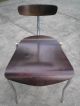 4 Vintage Modern Thong Side Chairs From Hot House Lot 3 Post-1950 photo 3