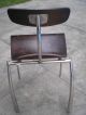 4 Vintage Modern Thong Side Chairs From Hot House Lot 3 Post-1950 photo 4