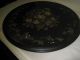 Rare Antique Victorian Hand Painted Black Marble/slate Top Table 1800-1899 photo 3