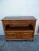 Victorian Oak Carved Marble - Top Buffet/server With Mirror 2488 1900-1950 photo 2