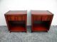 Pair Of Mid - Century Deco End Tables / Night Tables By John Cameron 2554 Post-1950 photo 1