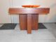 1960 ' S Modern Style Walnut Low Cocktail Side Table Mid Century Retro Post-1950 photo 3