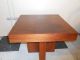 1960 ' S Modern Style Walnut Low Cocktail Side Table Mid Century Retro Post-1950 photo 7