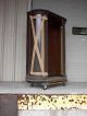 Antique Large Oak Bow Side - Flat Front China Cabinet - Barn Find - Project - 1890s 1800-1899 photo 1
