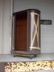 Antique Large Oak Bow Side - Flat Front China Cabinet - Barn Find - Project - 1890s 1800-1899 photo 2