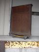 Antique Large Oak Bow Side - Flat Front China Cabinet - Barn Find - Project - 1890s 1800-1899 photo 3