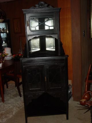 Antique 1860 ' S Corner Cabinet - Atlanta Pick Up photo
