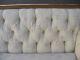 Vintage White French Provincial Tufted Sofa Couch Loveseat Chic Shabby Post-1950 photo 6