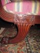 Antique Federal Style Couch/sofa Hand Carved Uphopholstery 1800-1899 photo 3