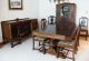 Furniture - Vintage Dining Room Set Buffet China Cabinet Table 6 Chairs Gorgeous 1900-1950 photo 2