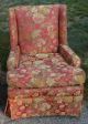 Pair Of Shabby ' N Chic Club / Boudoir Chairs W/ Floral Upholstery Post-1950 photo 1