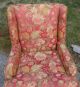 Pair Of Shabby ' N Chic Club / Boudoir Chairs W/ Floral Upholstery Post-1950 photo 3