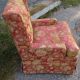 Pair Of Shabby ' N Chic Club / Boudoir Chairs W/ Floral Upholstery Post-1950 photo 5