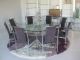 Huge Lucite And Glass Dining Table W/ 8 Chairs Mid Century Modern Milo Baughman Post-1950 photo 7