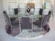 Huge Lucite And Glass Dining Table W/ 8 Chairs Mid Century Modern Milo Baughman Post-1950 photo 8
