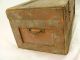 Vintage Antique Trunk Small Wooden Box Old Folk Art Early Crate Unknown photo 8