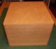 Vtg Goodwill Industries Indiana Wood Office Card Catalog Light Oak Recipe Box Unknown photo 7