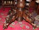 Exquisite Antique Henry Ii Hunt Scene Dining Table.  Made From Solid Oak. 1800-1899 photo 6