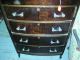 Absolutely Antique Wood Dresser 4 Drawers Cool Ornate Round Mirror 1900-1950 photo 3