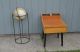 Mid Century Modern Early George Nelson Herman Miller Table Vintage Eames Leather Post-1950 photo 2