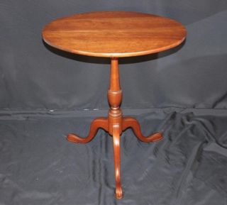 Bartley Collection Ltd.  Traditional Oval Top Solid Cherry Wood Occasional Table photo