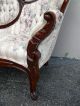 1940 ' S Victorian Mahogany Tufted Carved Couch / Sofa 2675 1900-1950 photo 10