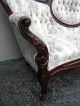 1940 ' S Victorian Mahogany Tufted Carved Couch / Sofa 2675 1900-1950 photo 11